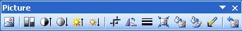 Picture Toolbar Buttons